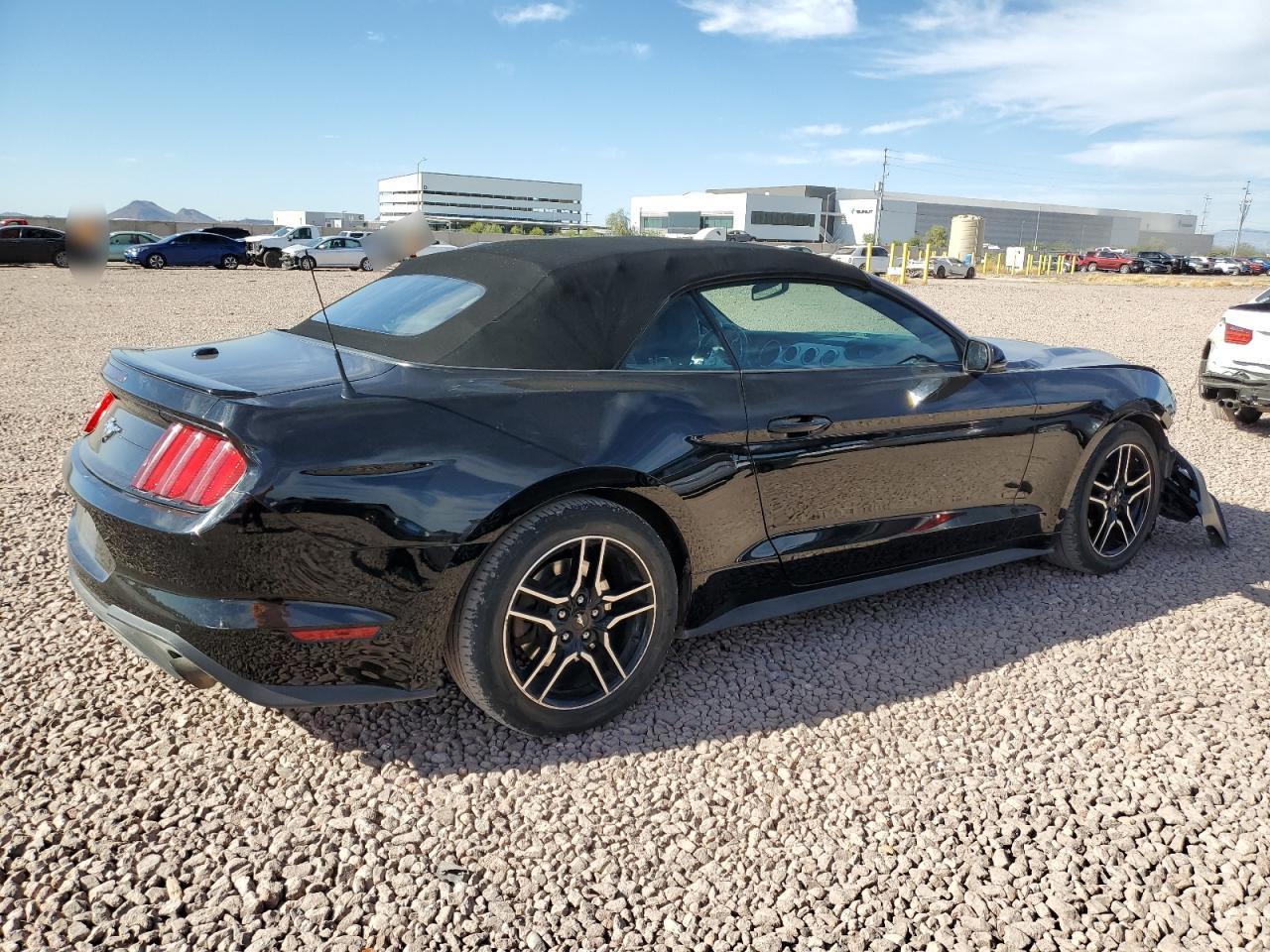 2018 Ford Mustang VIN 1FATP8UH1J5142956 Copart auction photo, front end / side damage thumbnail 3