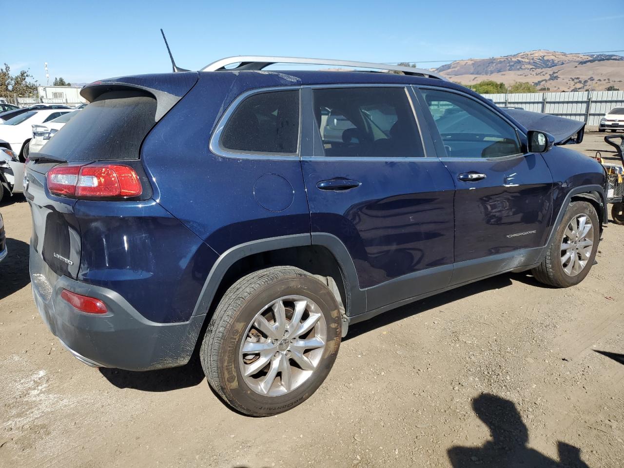 2016 Jeep Grand Cherokee VIN 1C4PJMDS7GW252172 Copart auction photo, front end / side damage thumbnail 3