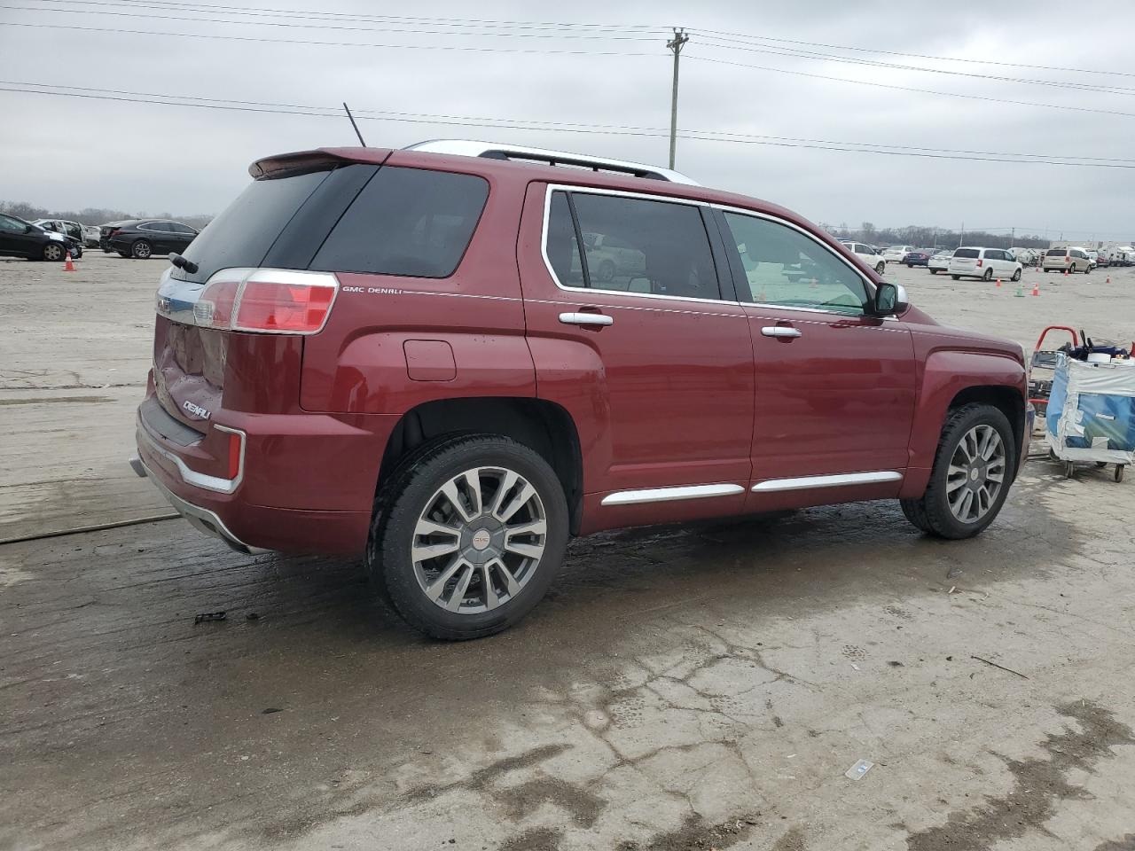 2017 GMC Terrain VIN 2GKFLRE31H6138436 Copart auction photo, rear end damage thumbnail 3