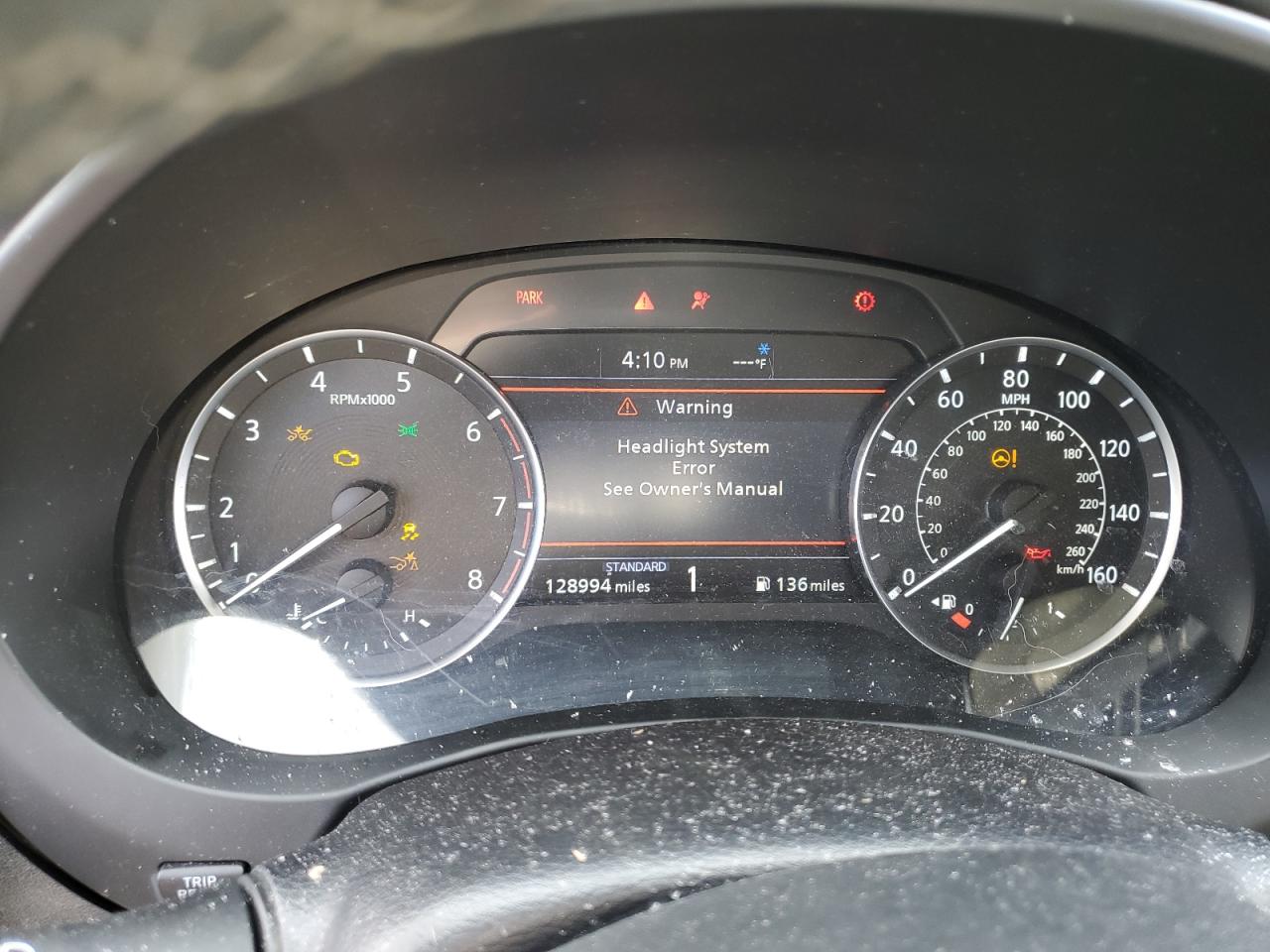 2020 Infiniti QX50 VIN 3PCAJ5M19LF115980 Copart auction photo, all over damage thumbnail 9
