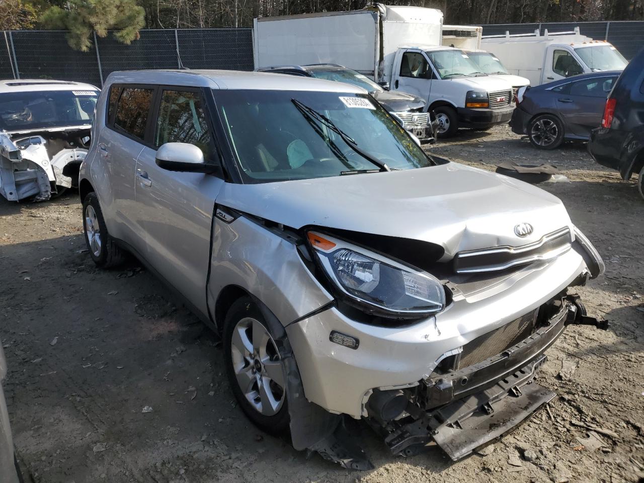 2019 KIA Soul VIN KNDJN2A21K7011472 Copart auction photo, front end damage thumbnail 4