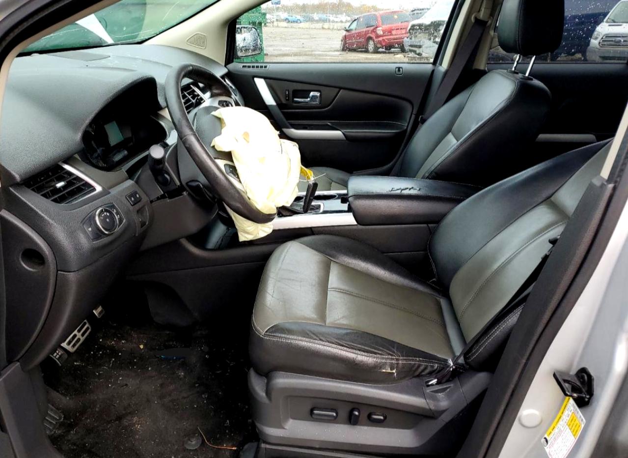 2014 Ford Edge VIN 2FMDK4AK9EBA61836 Copart auction photo, front end damage thumbnail 7