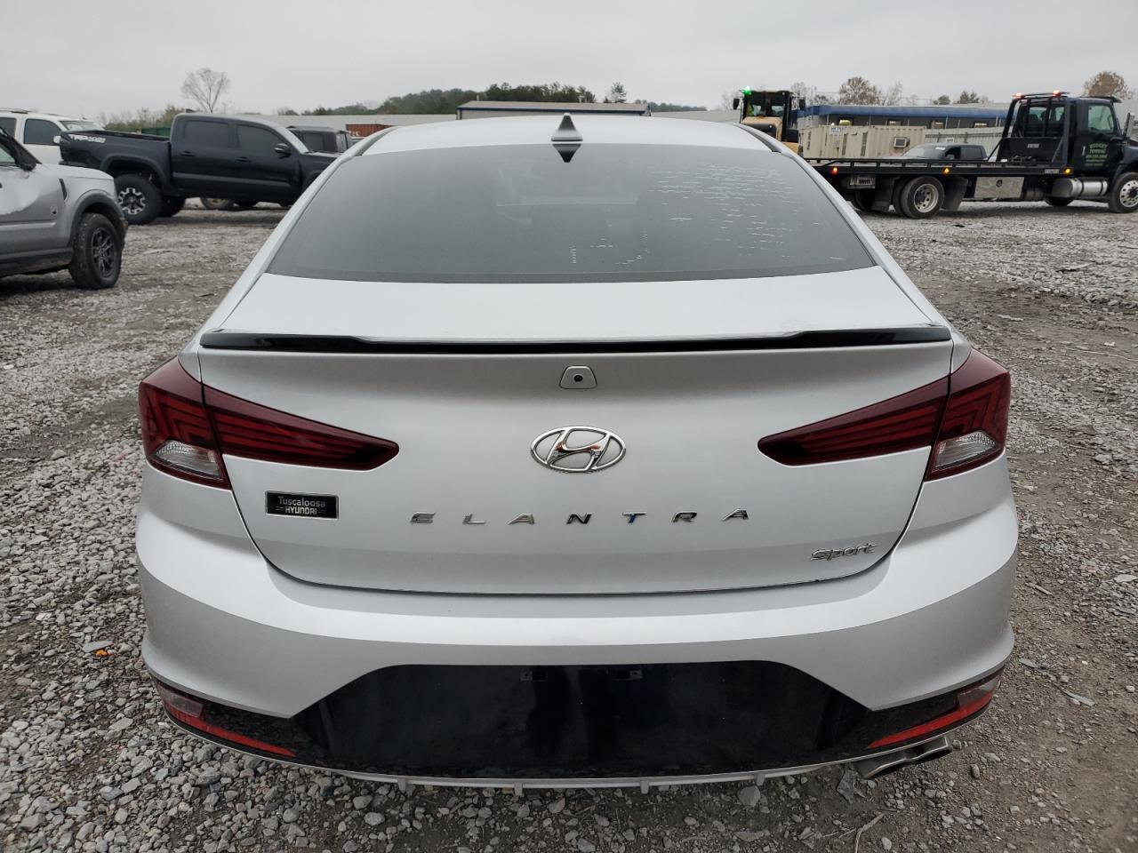 2019 Hyundai Elantra VIN KMHD04LB7KU886251 Copart auction photo, front end damage thumbnail 6