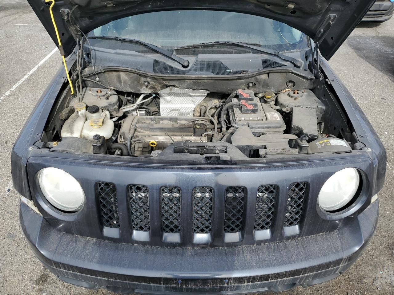 2014 Jeep Liberty (Patriot) VIN 1C4NJPBA9ED593407 Copart auction photo, rear end damage thumbnail 11