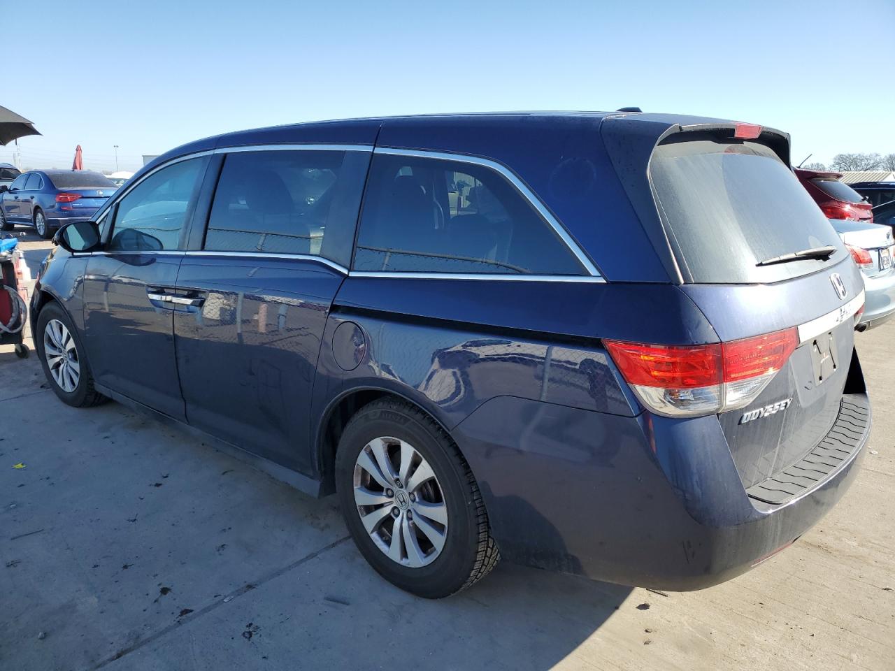 2014 Honda Odyssey VIN 5FNRL5H6XEB024397 Copart auction photo, front end damage thumbnail 2