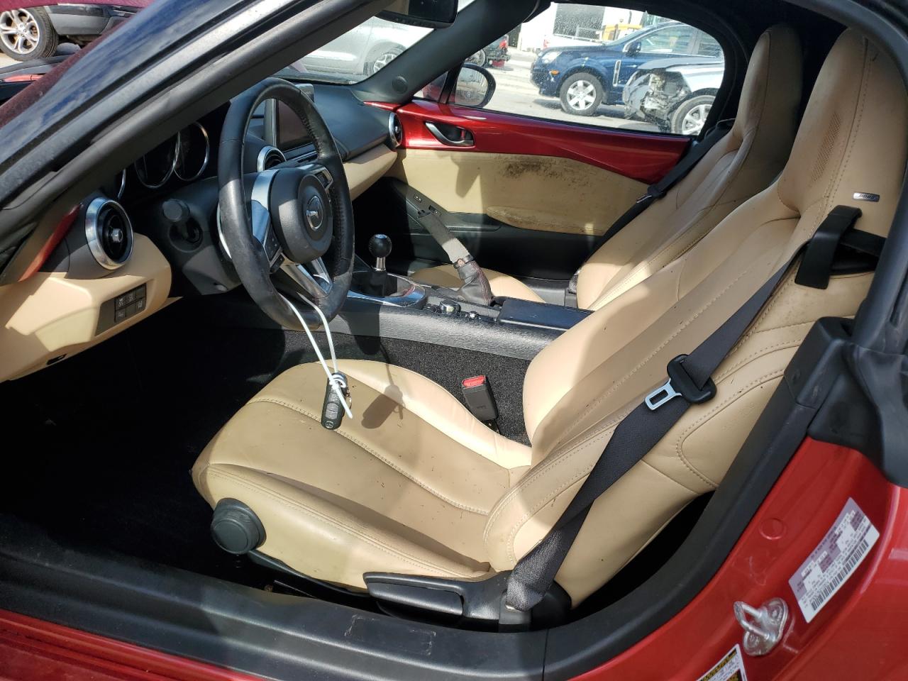 2016 Mazda MX-5 VIN JM1NDAD75G0100614 Copart auction photo, water/flood / front end damage thumbnail 7