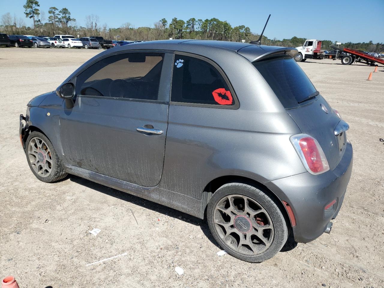 2012 Fiat 500 VIN 3C3CFFBR1CT100422 Copart auction photo, front end / minor dent/scratches damage thumbnail 2