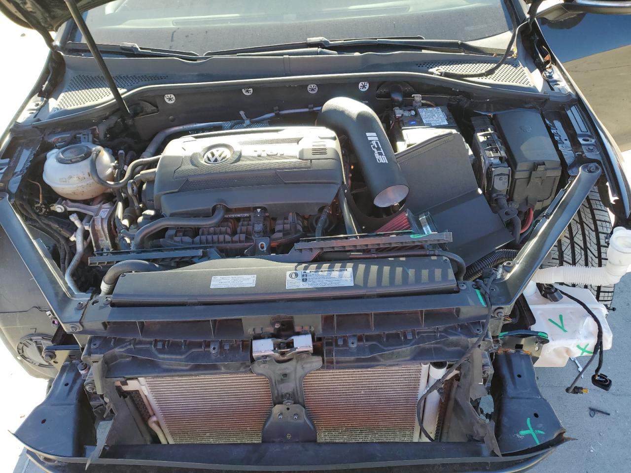 2018 Volkswagen GTI VIN 3VW447AU2JM284372 Copart auction photo, front end damage thumbnail 11