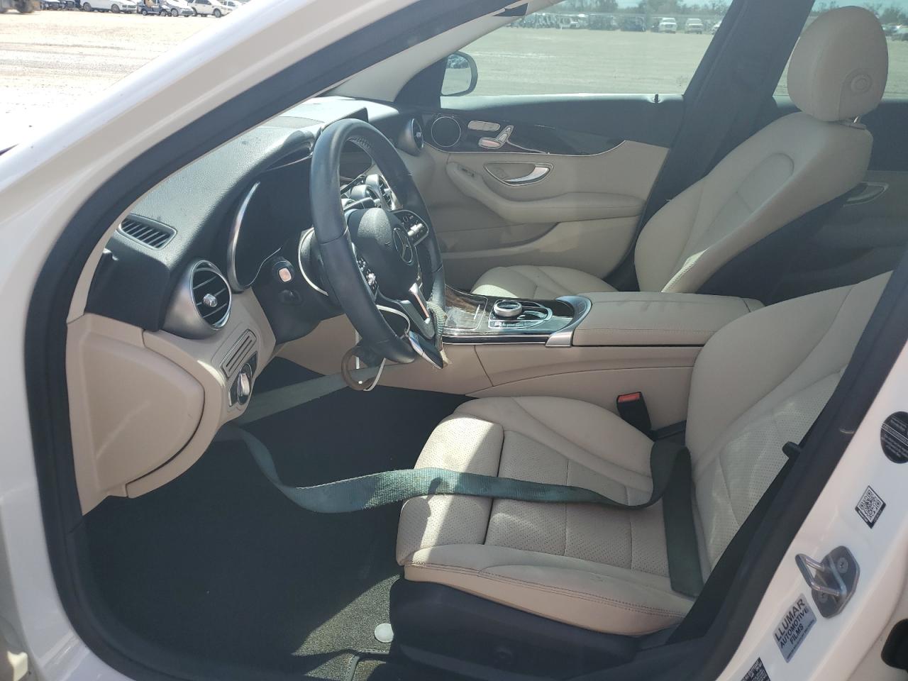 2021 Mercedes-Benz C-klasse VIN W1KWF8DB7MR604591 Copart auction photo, water/flood damage thumbnail 7