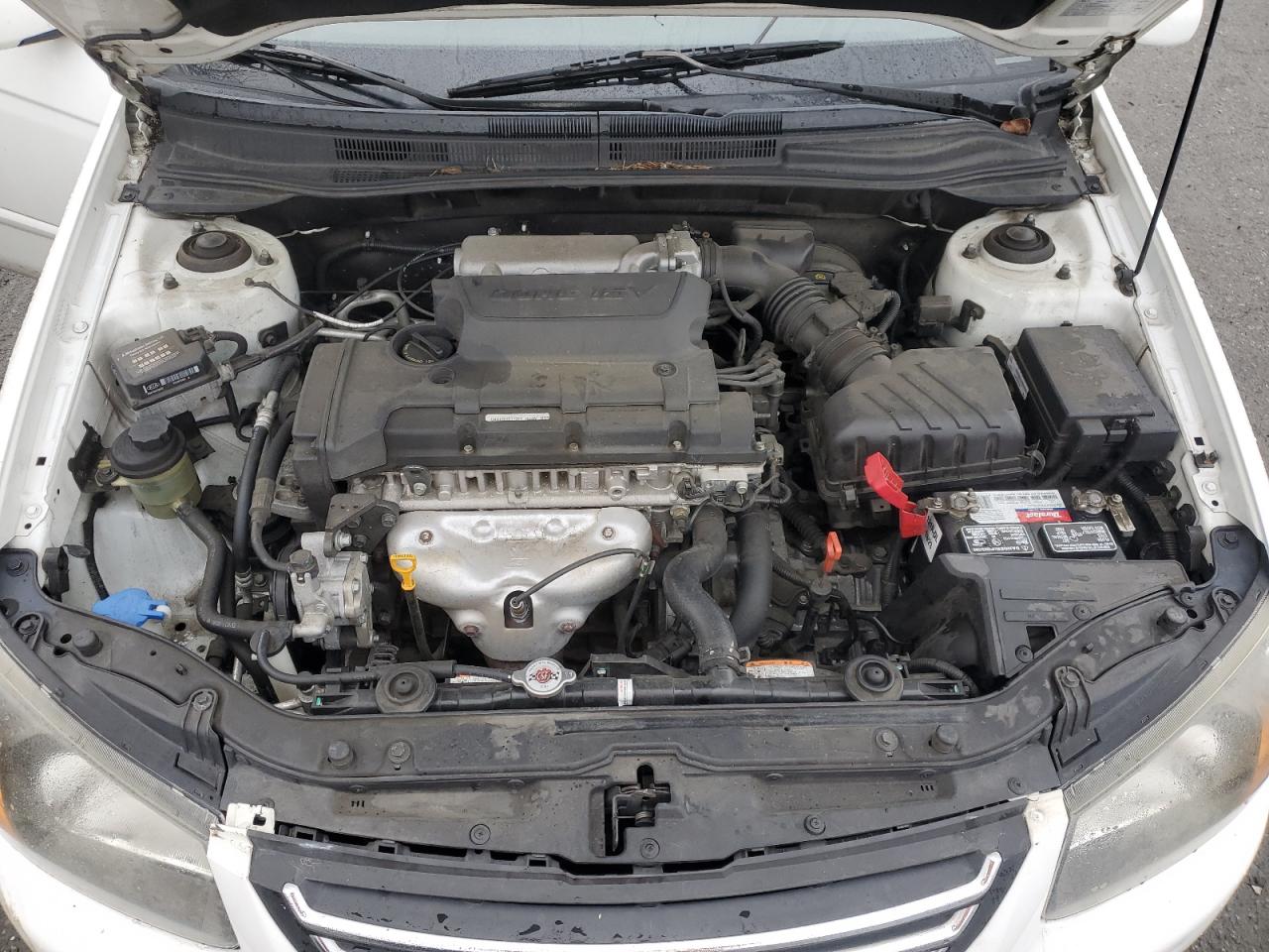 2009 KIA Spectra VIN KNAFE222X95661649 Copart auction photo, side / front end damage thumbnail 11