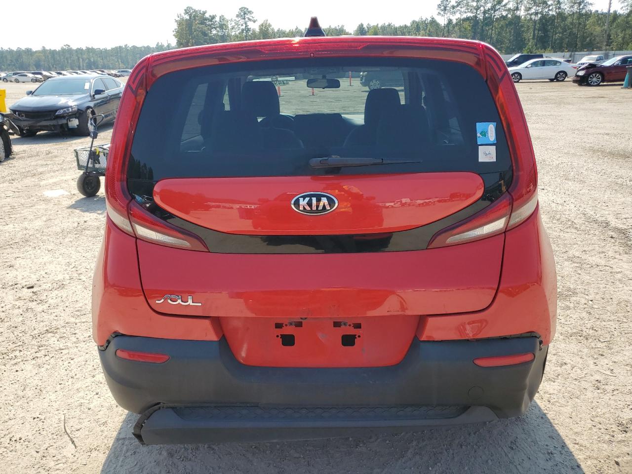 2020 KIA Soul VIN KNDJ23AU2L7707324 Copart auction photo, undercarriage / front end damage thumbnail 6