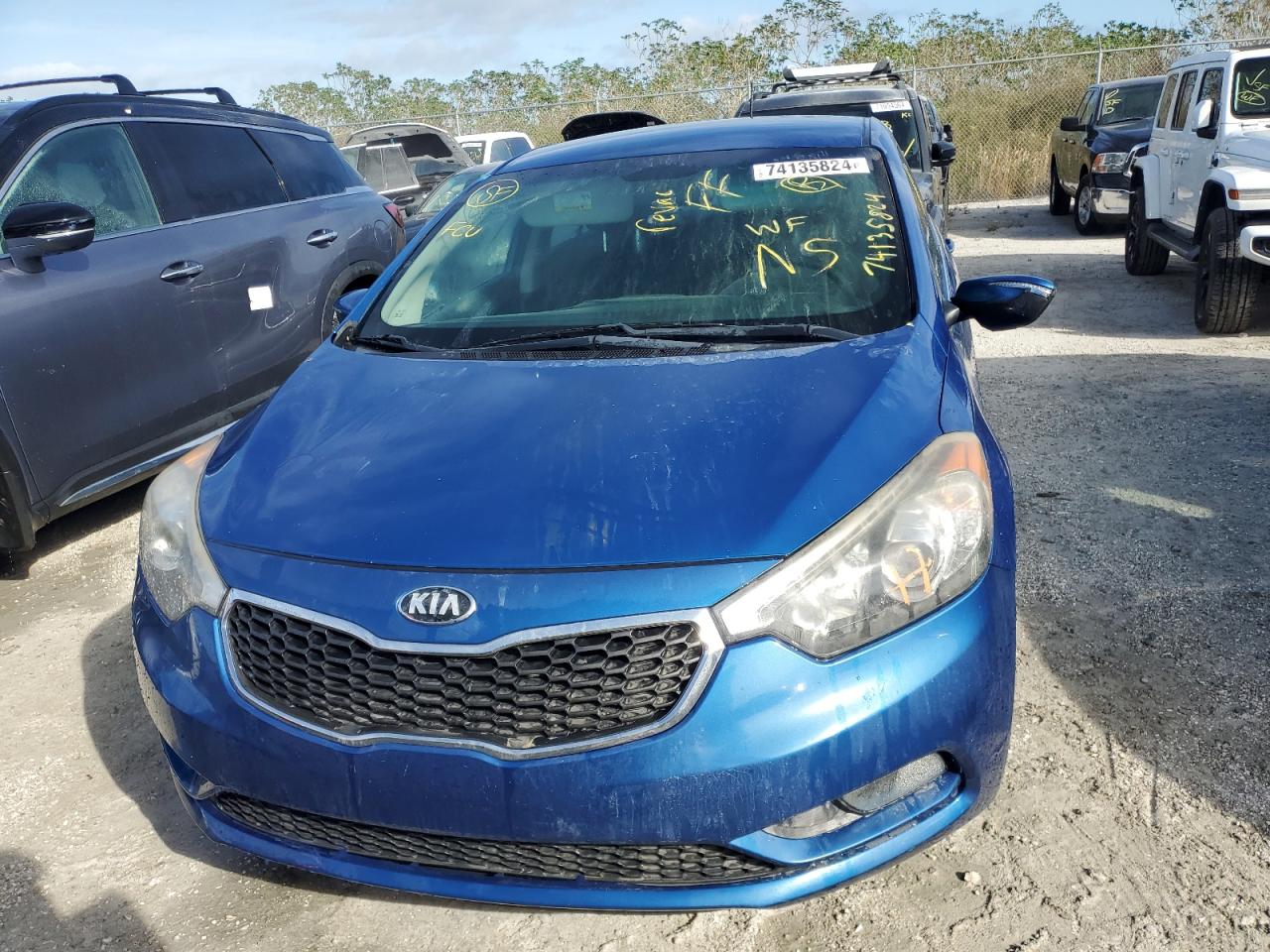 2014 KIA Forte VIN KNAFX5A8XE5239912 Copart auction photo, water/flood damage thumbnail 5