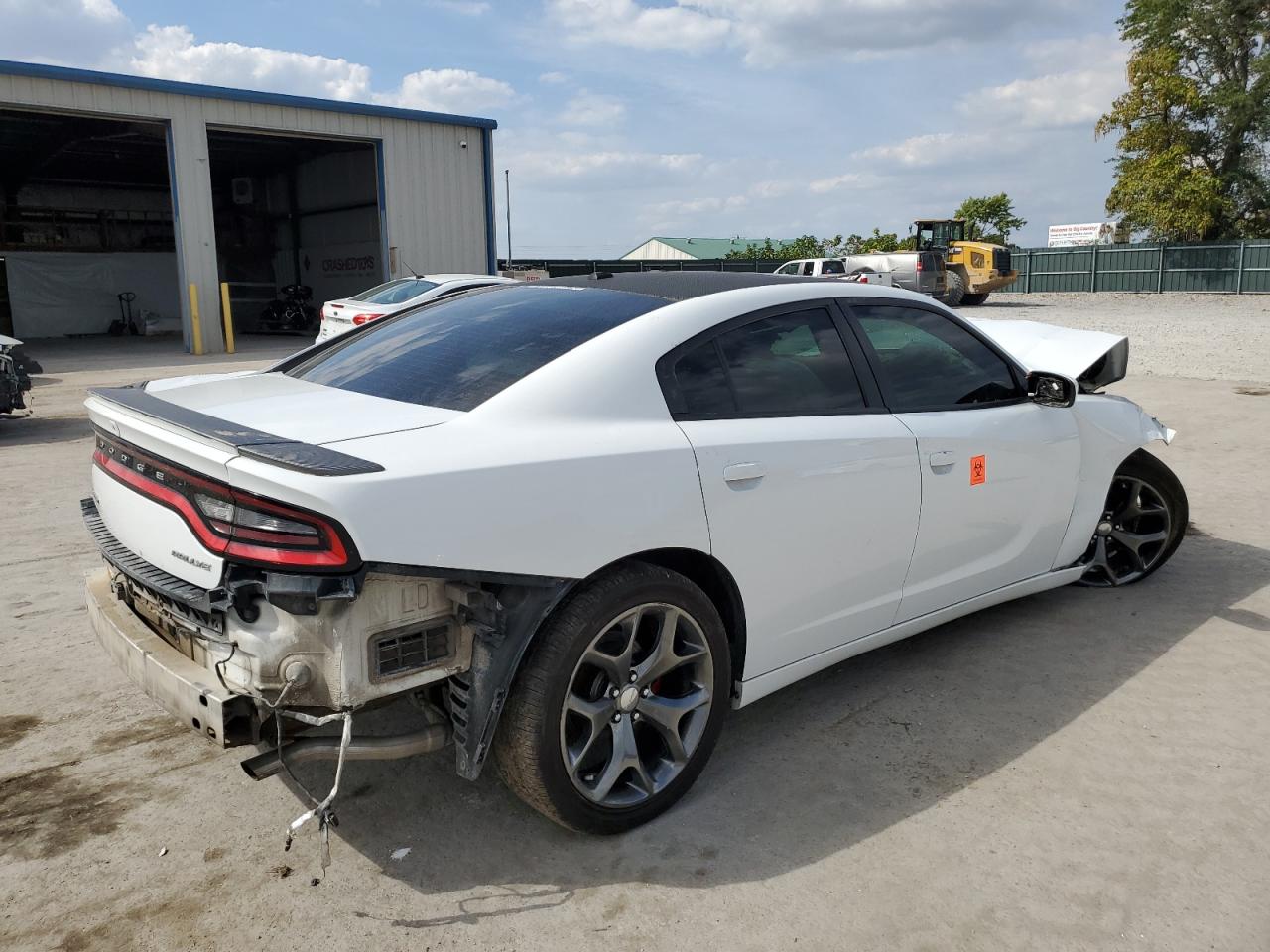 2015 Dodge Charger VIN 2C3CDXHG2FH501024 Copart auction photo, all over damage thumbnail 3
