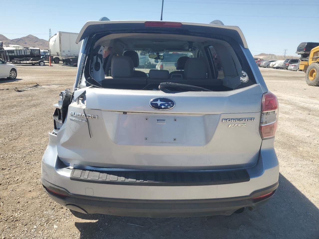 2014 Subaru Forester VIN JF2SJAHC3EH483004 Copart auction photo, front end / rear end damage thumbnail 6