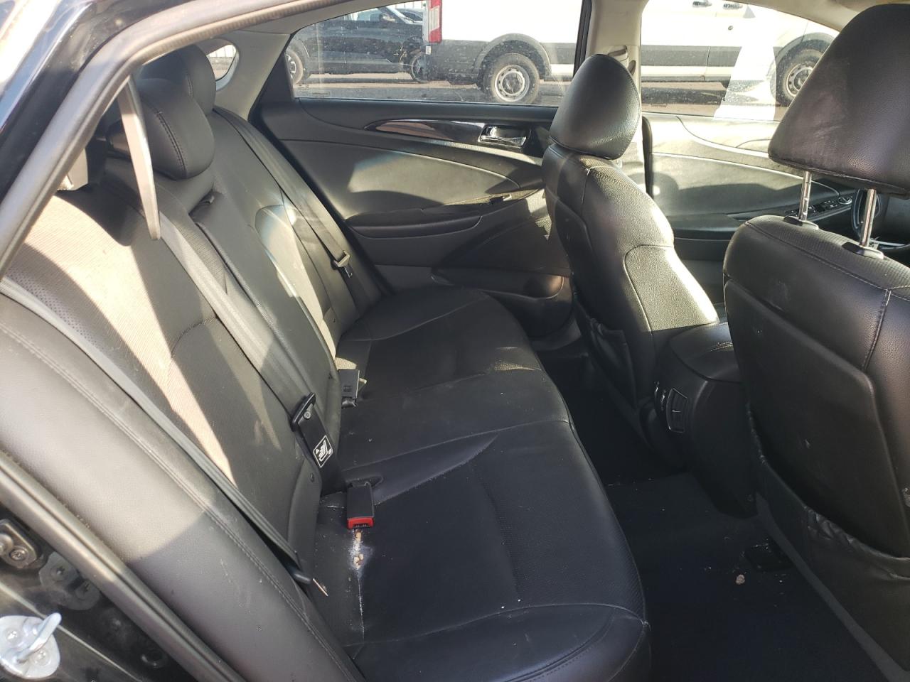 2014 Hyundai Sonata VIN 5NPEC4AC4EH821240 Copart auction photo, front end / rear end damage thumbnail 10
