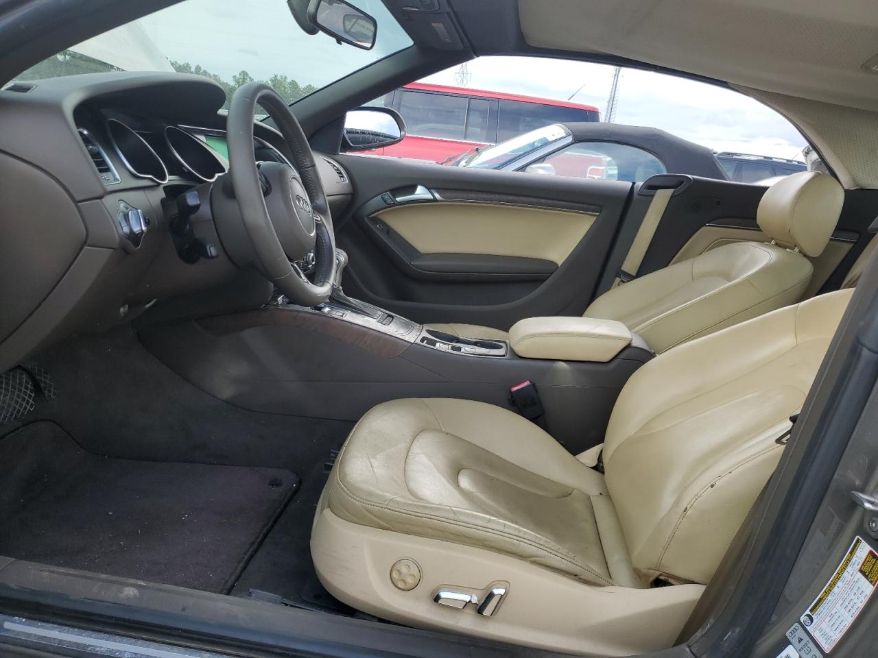 2014 Audi A5 VIN WAUAFAFH2EN000207 Copart auction photo, water/flood damage thumbnail 7