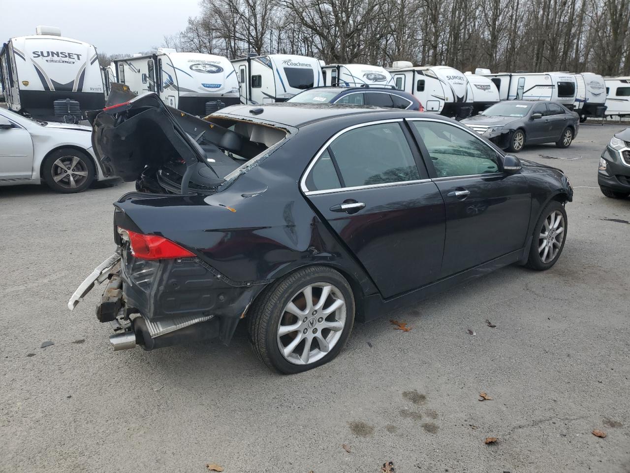 2006 Acura TSX VIN JH4CL96826C028460 Copart auction photo, all over damage thumbnail 3