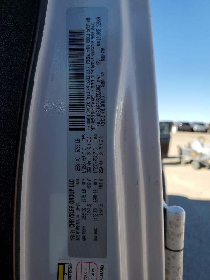 2015 Jeep Wrangler VIN 1C4BJWFGXFL552383 Copart auction photo, front end damage thumbnail 13