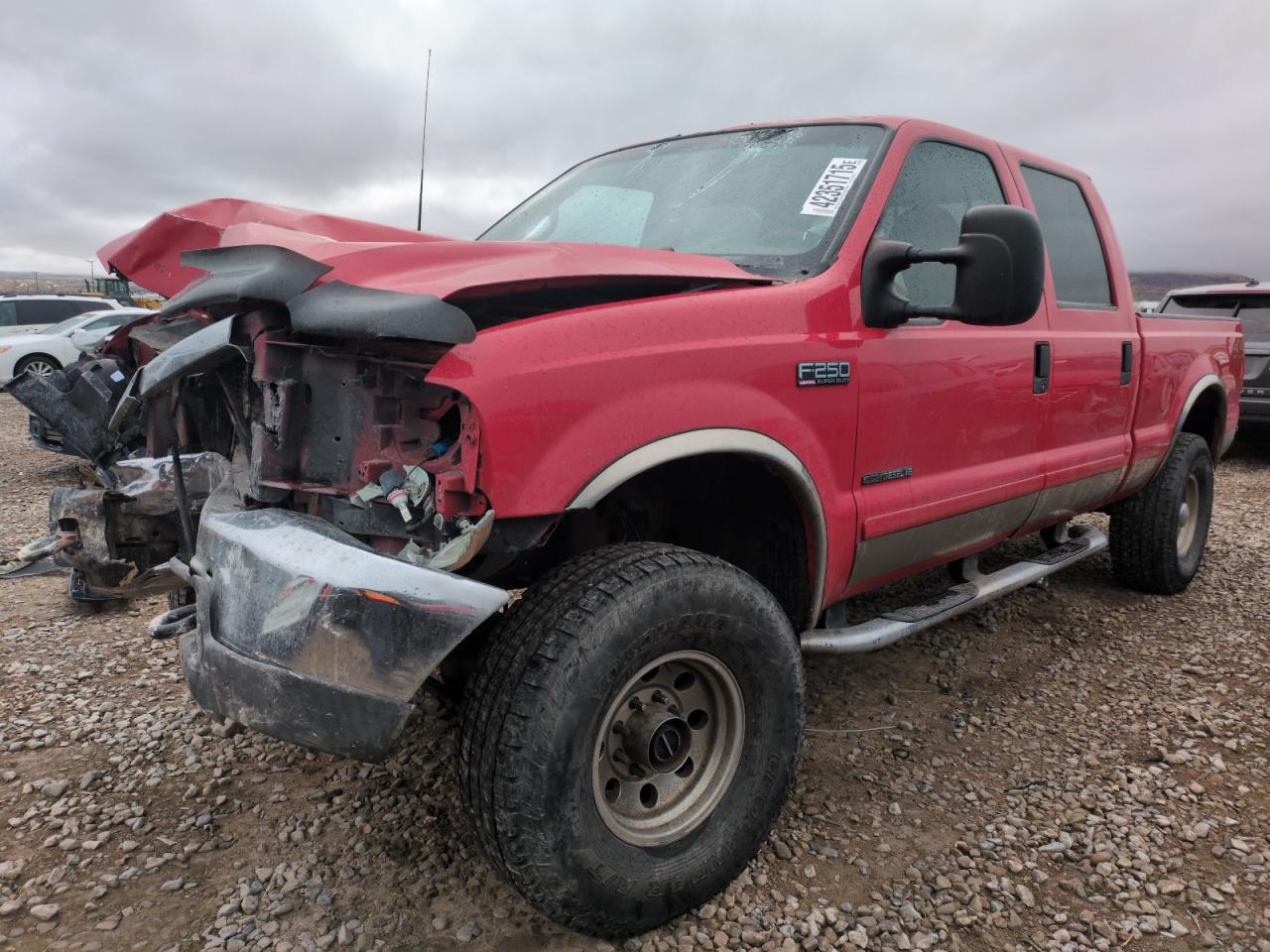2001 Ford F250 VIN 1FTNW21F21EA06986