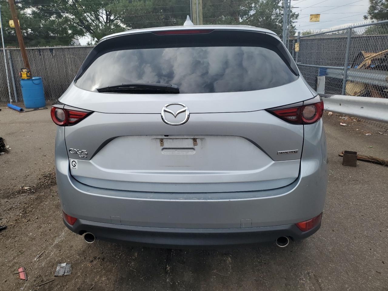 2020 Mazda CX-5 VIN JM3KFBDM8L0741573 Copart auction photo, front end / side damage thumbnail 6