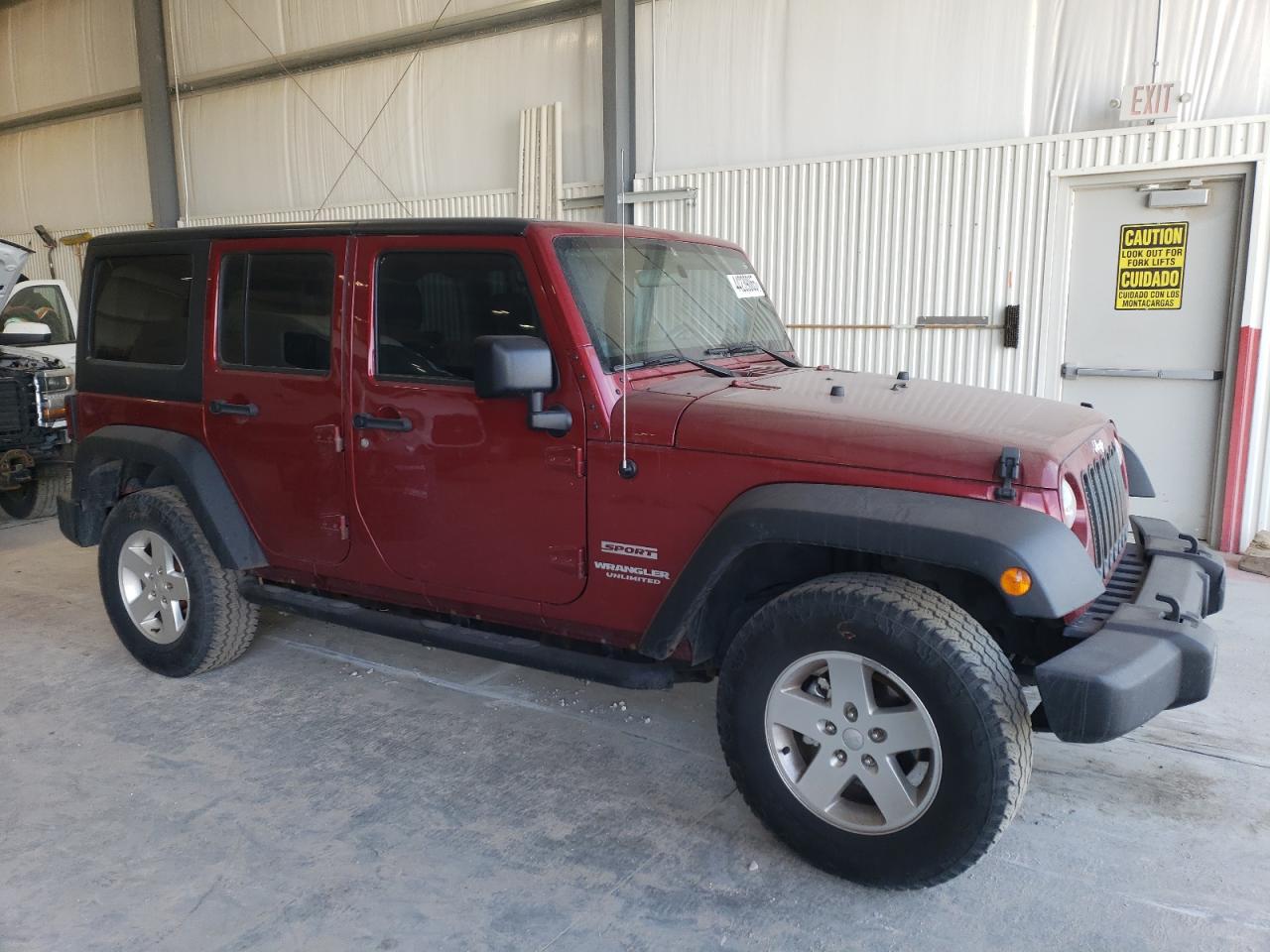 2011 Jeep Wrangler VIN 1J4BA3H13BL524646 Copart auction photo, rear end damage thumbnail 4