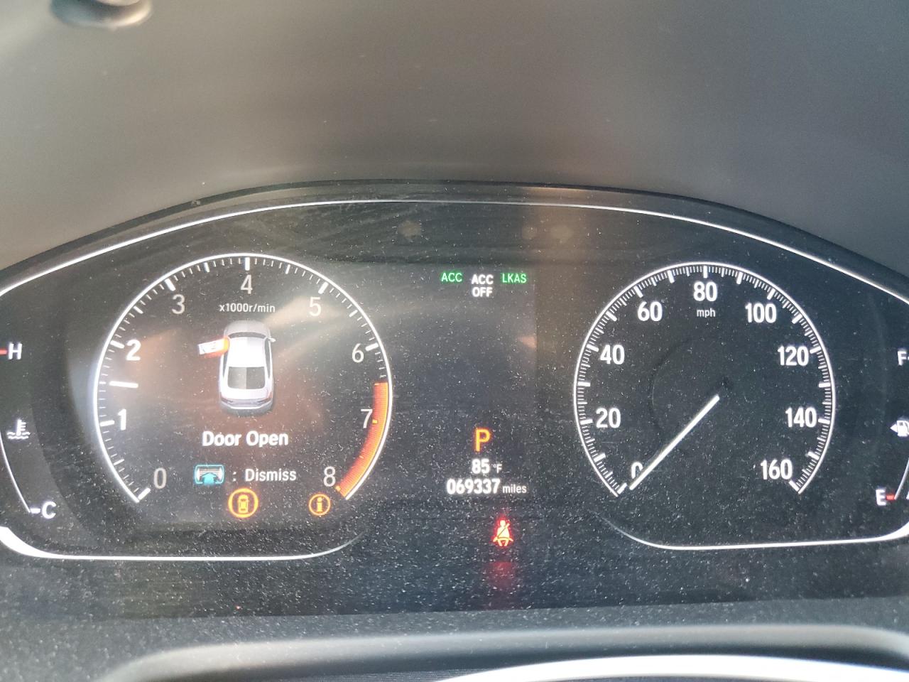 2019 Honda Accord VIN 1HGCV1F48KA037147 Copart auction photo, rear end / minor dent/scratches damage thumbnail 9
