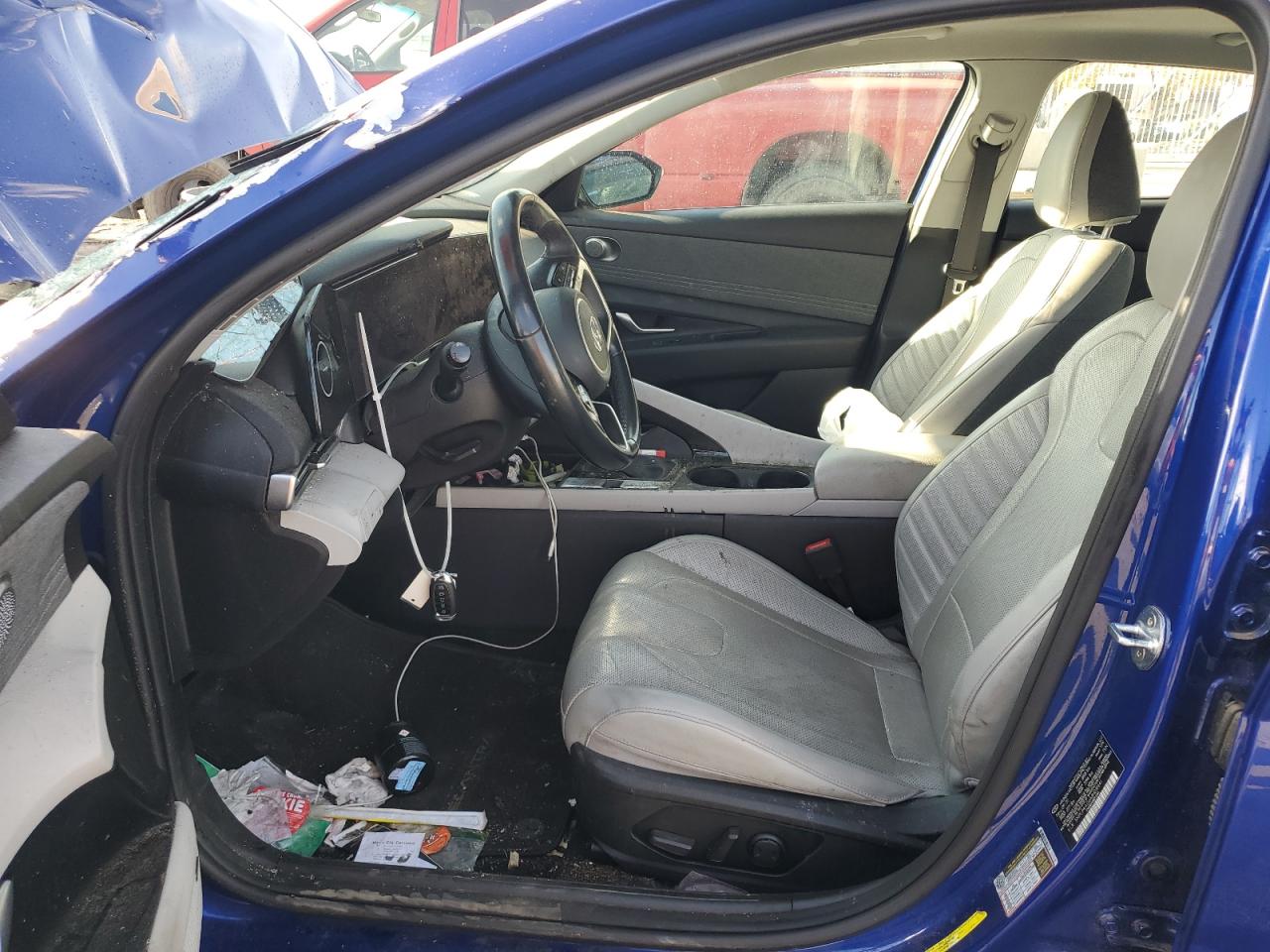 2021 Hyundai Elantra VIN 5NPLP4AG6MH010441 Copart auction photo, front end damage thumbnail 7
