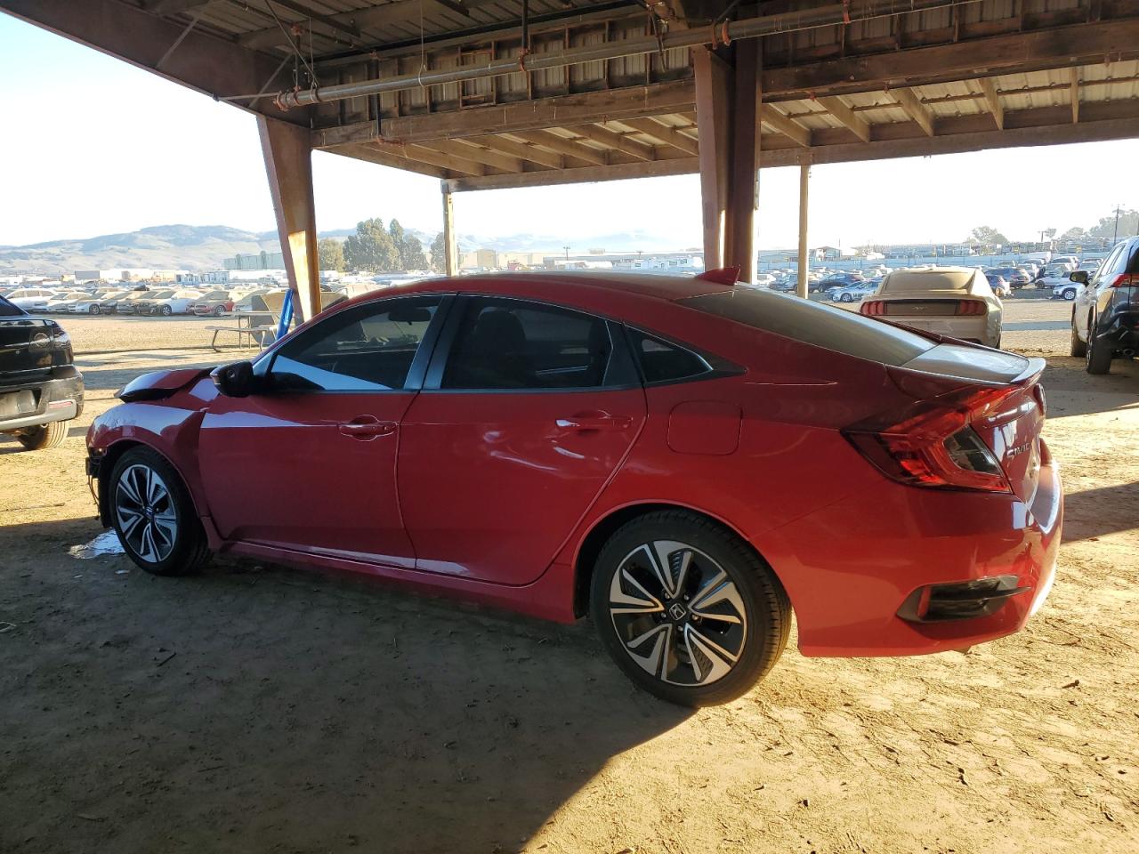 2017 Honda Civic VIN 2HGFC1F38HH632827 Copart auction photo, frame damage / front end damage thumbnail 2