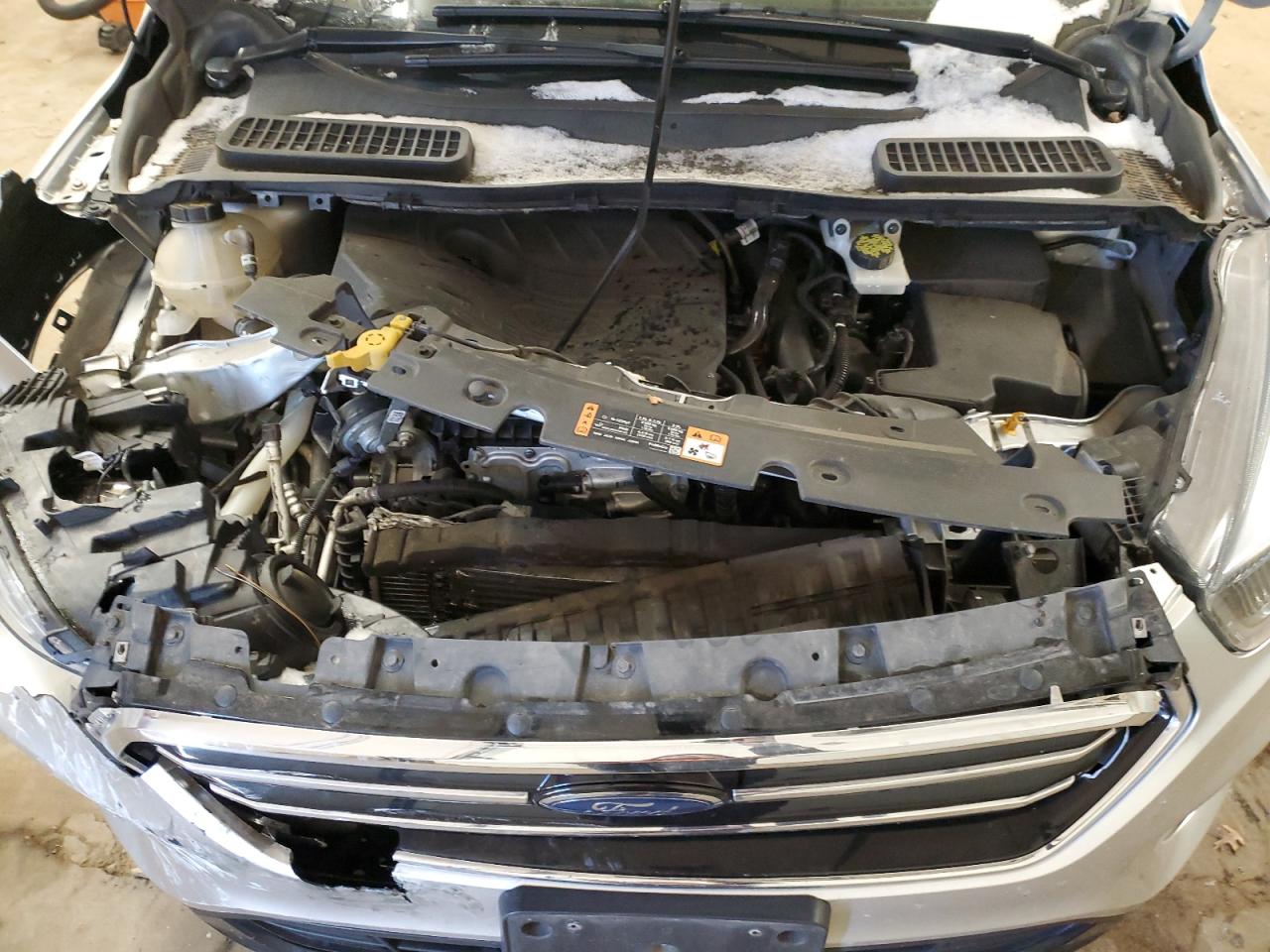 2017 Ford Escape VIN 1FMCU9GDXHUB57954 Copart auction photo, front end damage thumbnail 12
