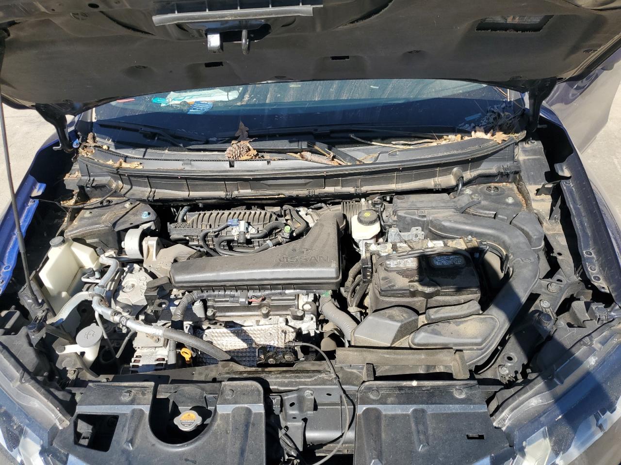 2017 Nissan Rogue VIN 5N1AT2MT9HC860027 Copart auction photo, top/roof damage thumbnail 11