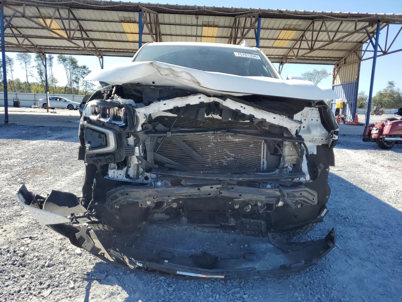 2022 Chevrolet Suburban VIN 1GNSKCKD1NR162010 Copart auction photo, front end damage thumbnail 5