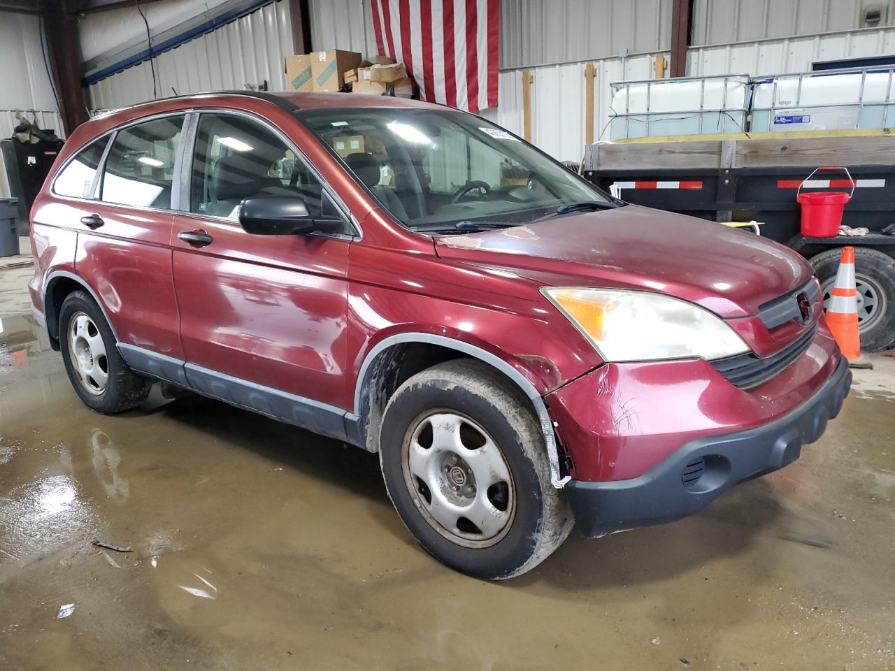 2008 Honda CR-V VIN JHLRE38388C047668 Copart auction photo, front end damage thumbnail 4