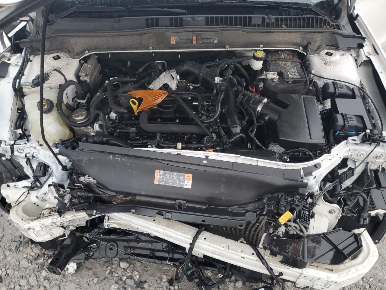 2020 Ford Fusion VIN 3FA6P0HD2LR158895 Copart auction photo, front end / side damage thumbnail 13