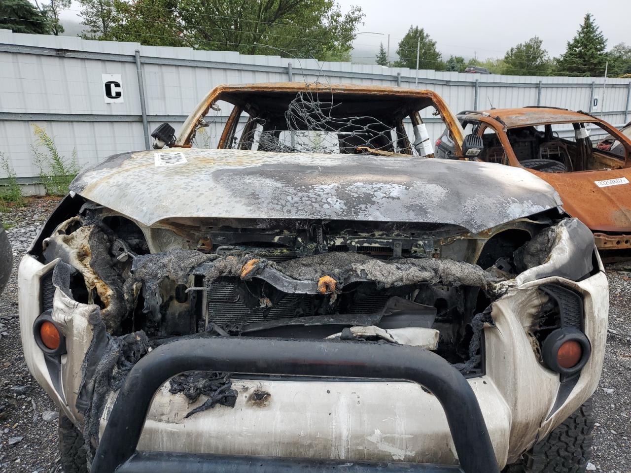 2016 Toyota 4Runner VIN JTEBU5JR6G5333190 Copart auction photo, burn damage thumbnail 12