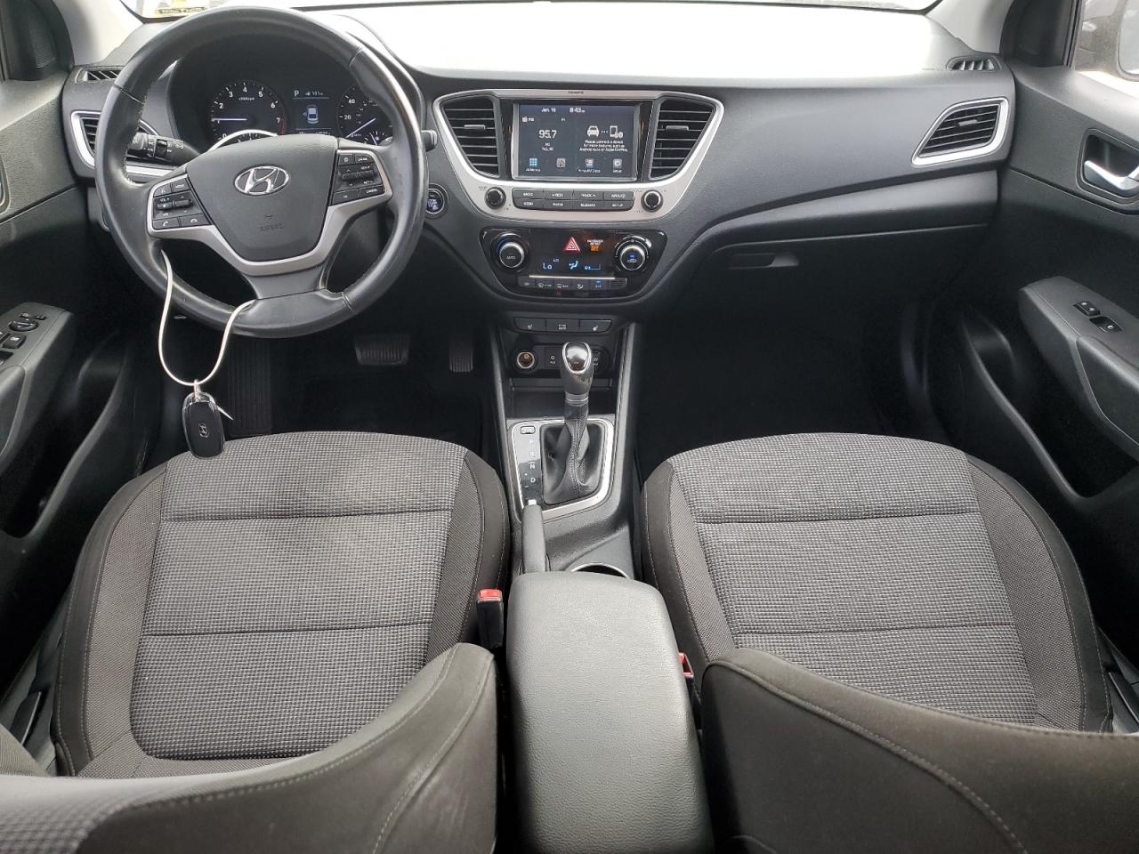 2019 Hyundai Accent VIN 3KPC34A36KE049010 Copart auction photo, rear end damage thumbnail 8