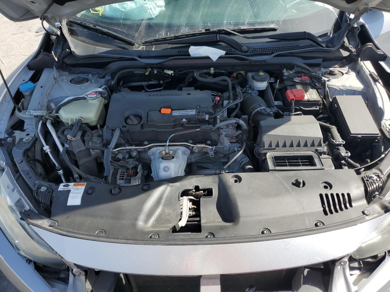 2016 Honda Civic VIN 2HGFC2F78GH570692 Copart auction photo, front end / side damage thumbnail 12
