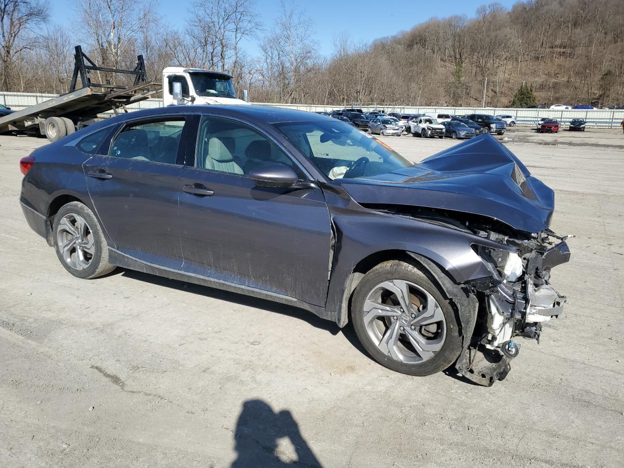 2018 Honda Accord VIN 1HGCV1F51JA019998 Copart auction photo, front end damage thumbnail 4