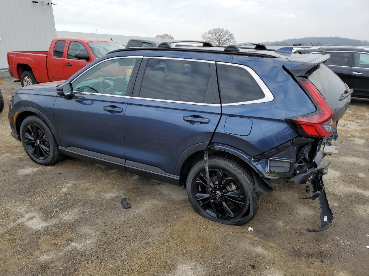 2023 Honda CR-V VIN 5J6RS6H97PL007876 Copart auction photo, undercarriage / rear end damage thumbnail 2