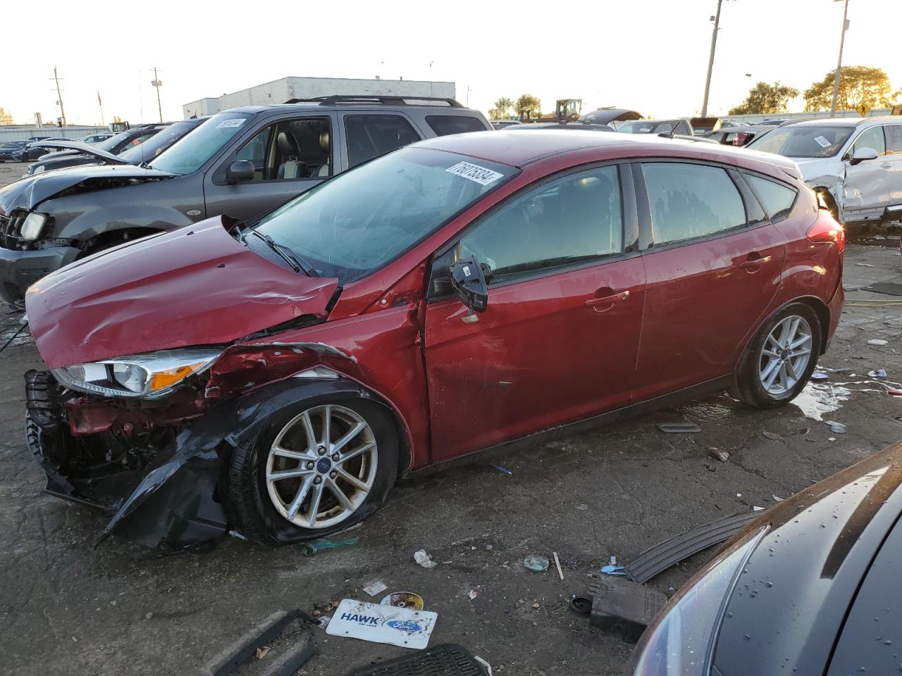 2016 Ford Focus VIN 1FADP3K22GL266647