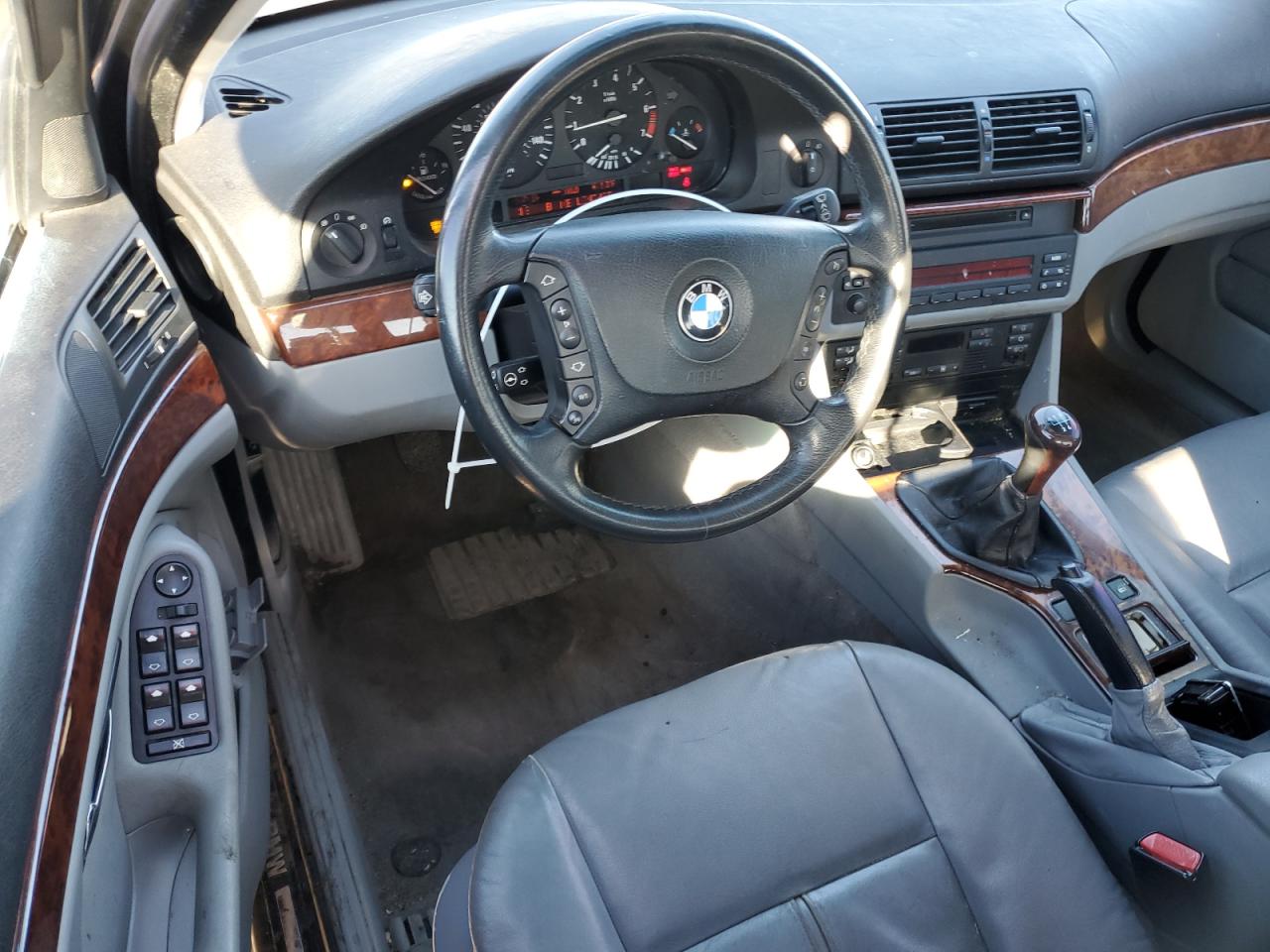 2002 BMW 5er VIN WBADT53402CE93491 Copart auction photo, front end / rear end damage thumbnail 8