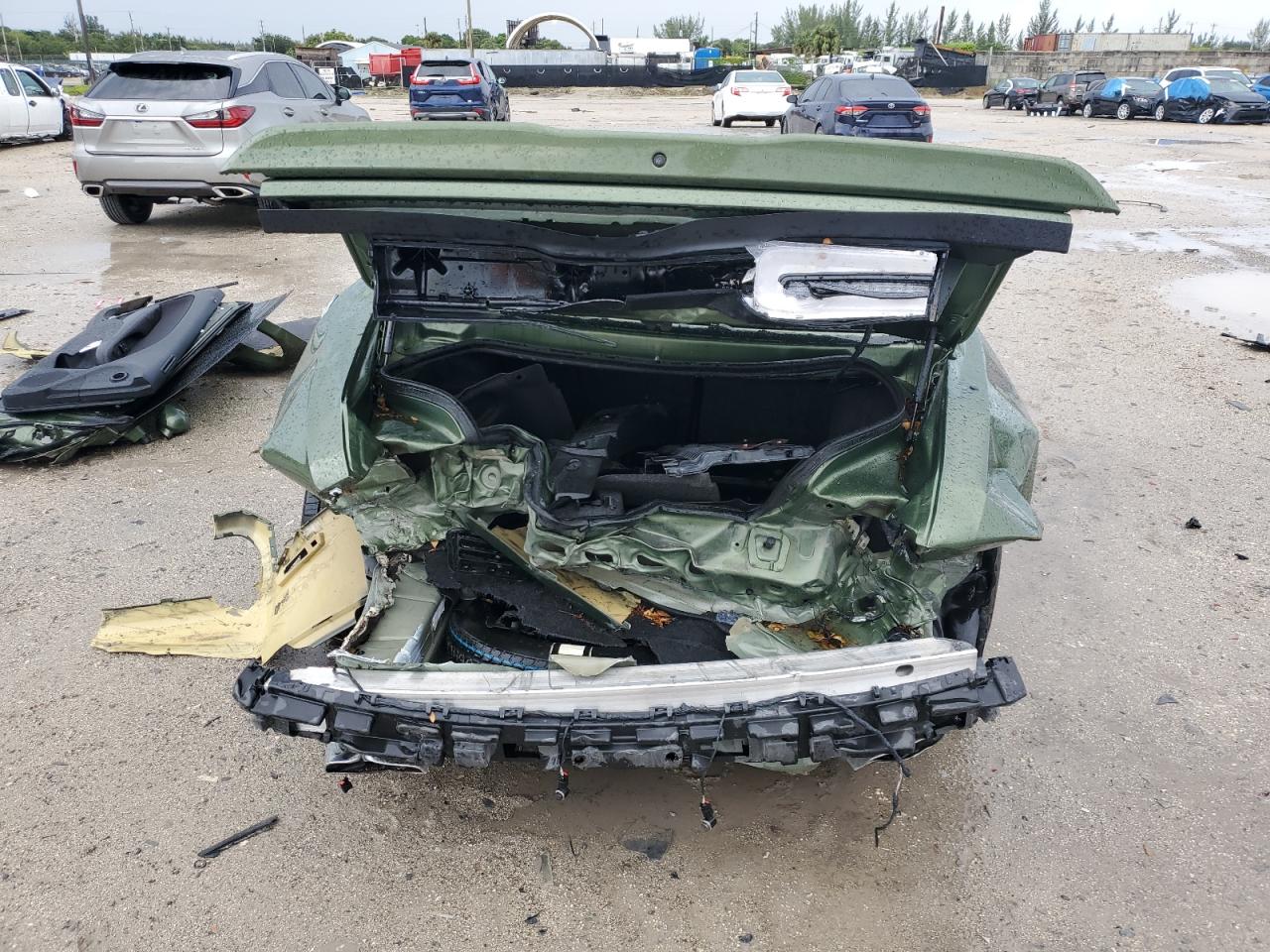 2021 Dodge Challenger VIN 2C3CDZBTXMH559901 Copart auction photo, rear end / front end damage thumbnail 6