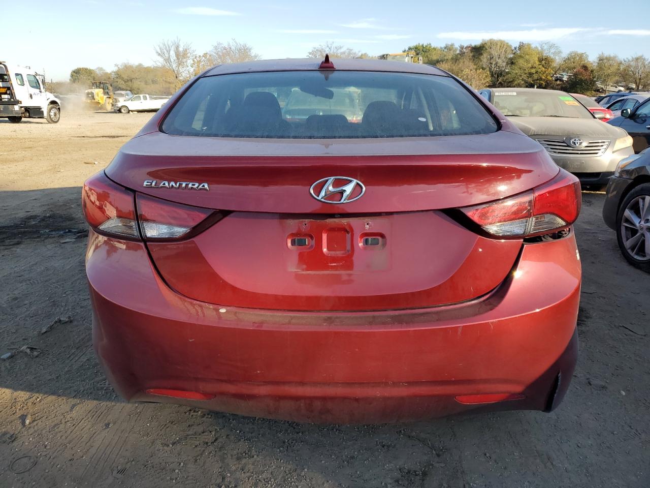 2016 Hyundai Elantra VIN KMHDH4AE0GU645502 Copart auction photo, all over / minor dent/scratches damage thumbnail 6