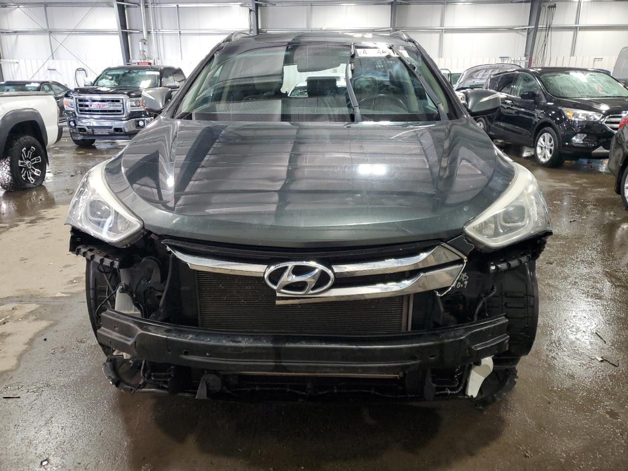 2013 Hyundai Santa Fe VIN 5XYZU3LB9DG028423 Copart auction photo, rear end / front end damage thumbnail 5