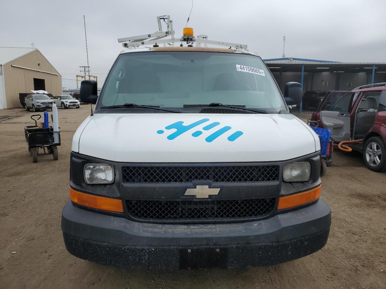 2007 Chevrolet Express VIN 1GCGG25U171223735 Copart auction photo, minor dent/scratches damage thumbnail 5