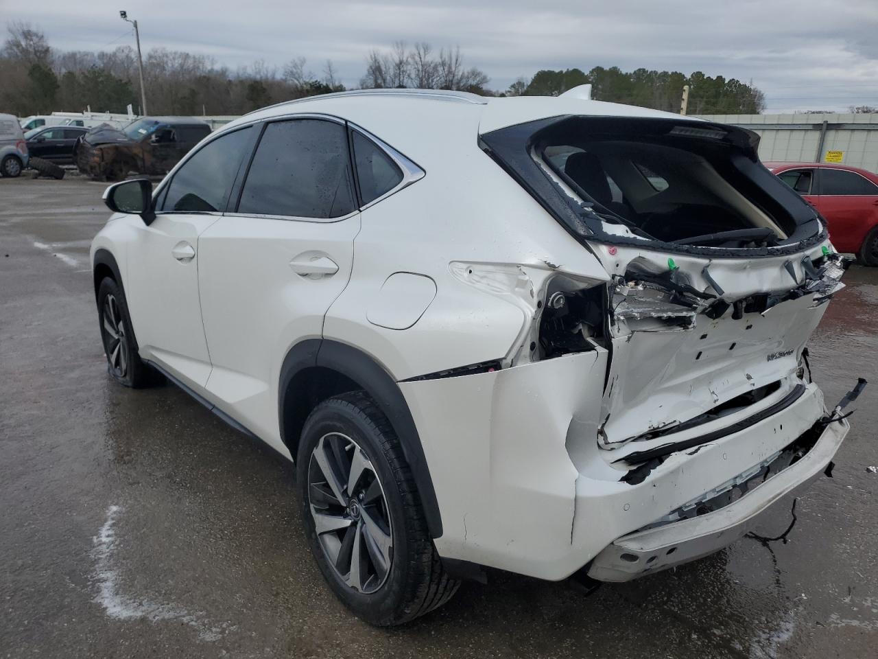 2020 Lexus NX VIN JTJGARBZ4L5005024 Copart auction photo, rear end / side damage thumbnail 2