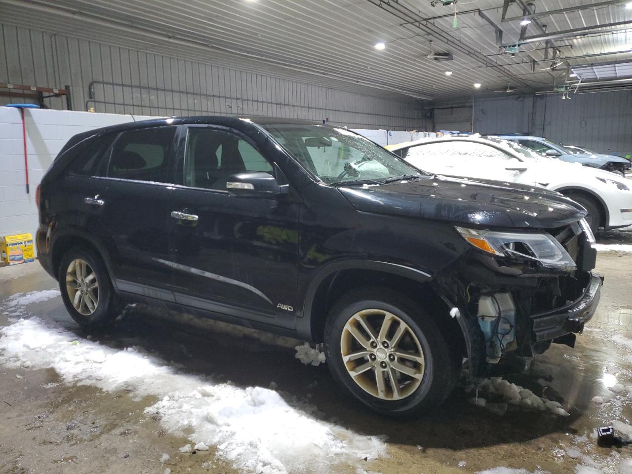 2014 KIA Sorento VIN 5XYKTCA69EG540713 Copart auction photo, front end damage thumbnail 4