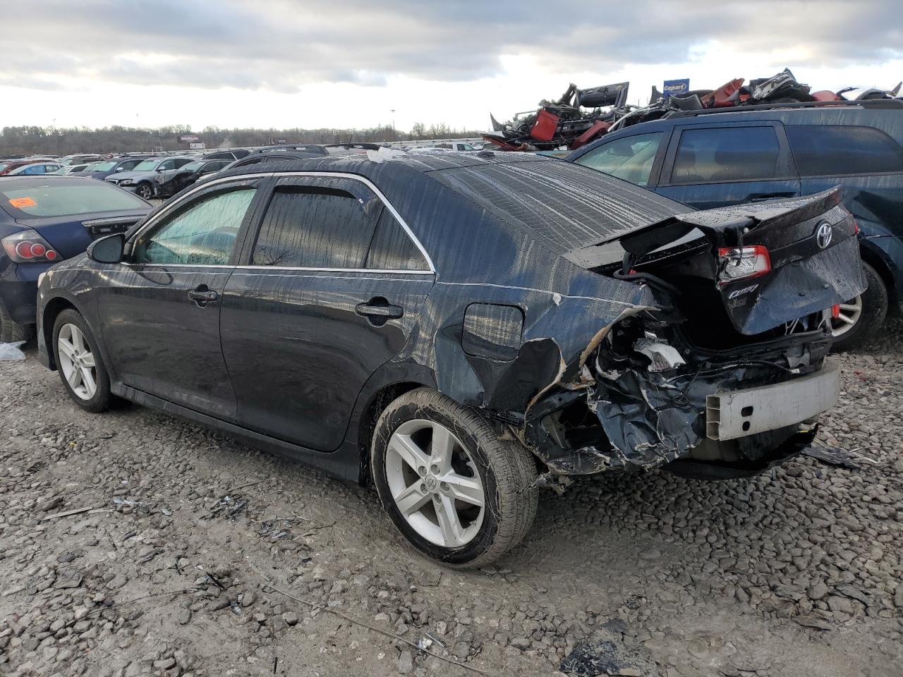 2012 Toyota Camry VIN 4T1BF1FK7CU087278 Copart auction photo, rear end damage thumbnail 2