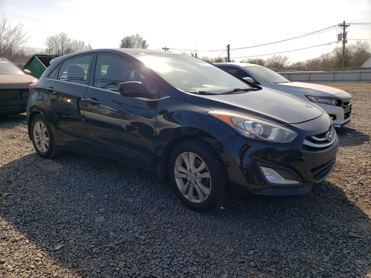 2014 Hyundai Elantra VIN KMHD35LH5EU165755 Copart auction photo, water/flood damage thumbnail 4