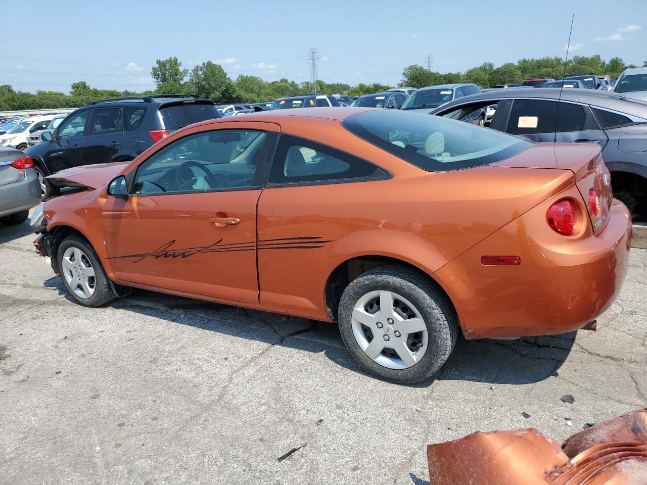 2007 Chevrolet Cobalt VIN 1G1AK15FX77241088 Copart auction photo, all over damage thumbnail 2