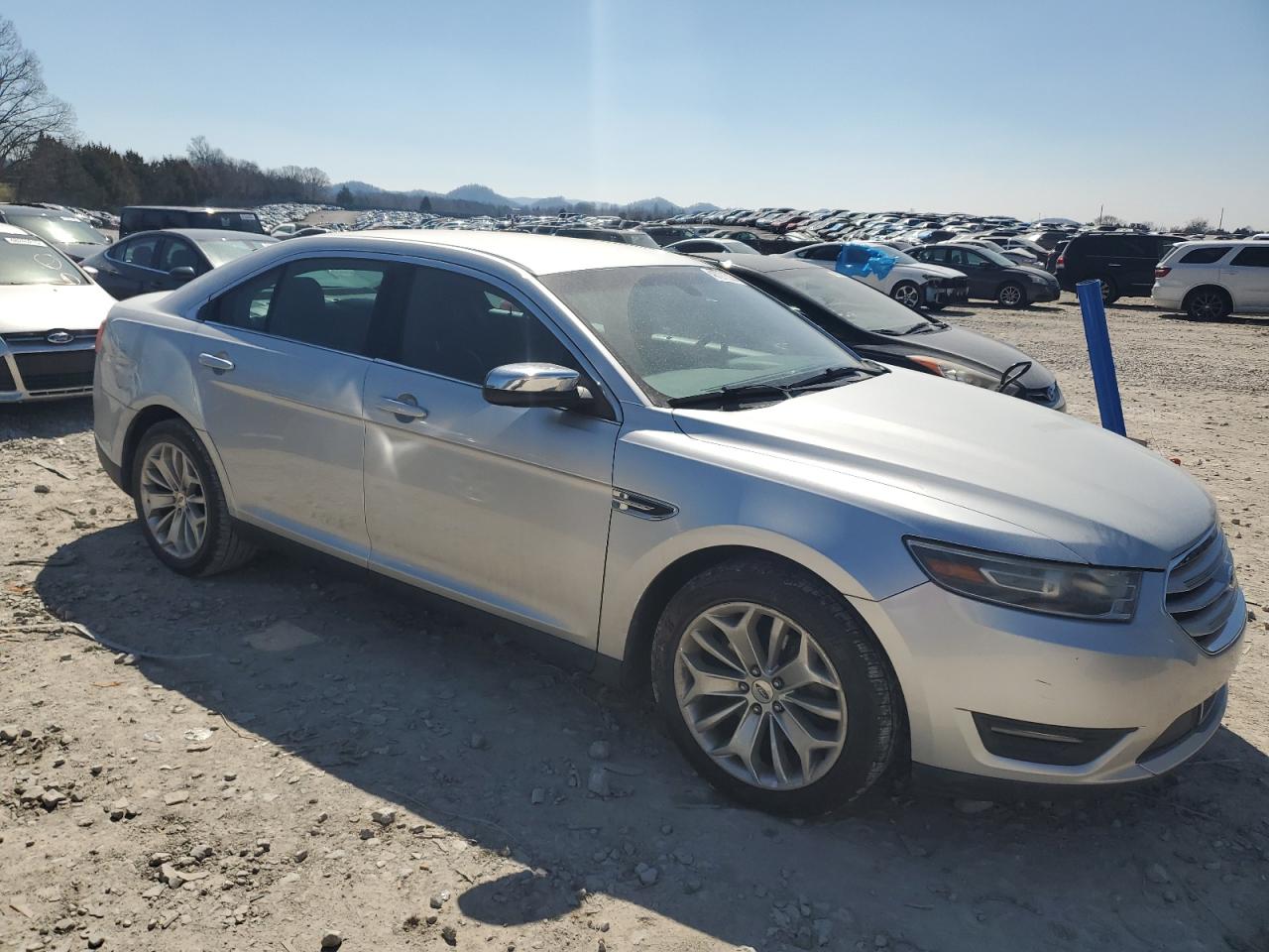 2015 Ford Taurus VIN 1FAHP2F8XFG154910 Copart auction photo, rear end damage thumbnail 4